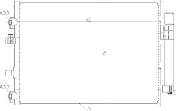 MTR 13054643 - Condensator, climatizare aaoparts.ro