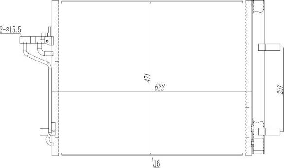 MTR 13054664 - Condensator, climatizare aaoparts.ro