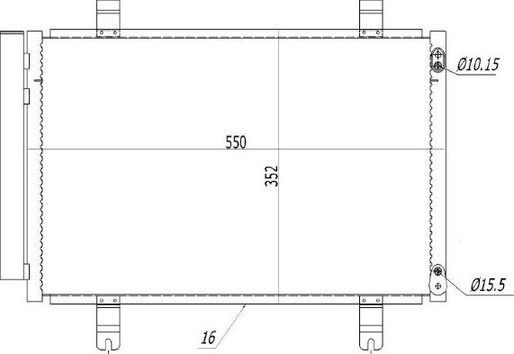 MTR 13054671 - Condensator, climatizare aaoparts.ro
