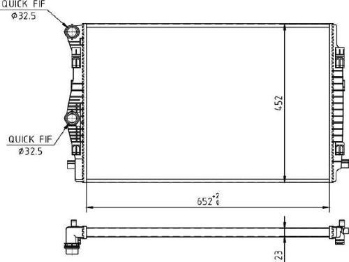 MTR 13054894 - Radiator, racire motor aaoparts.ro