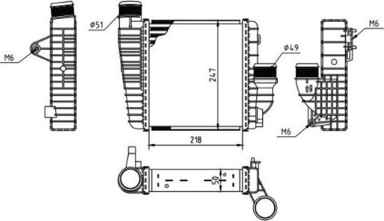MTR 13054898 - Intercooler, compresor aaoparts.ro