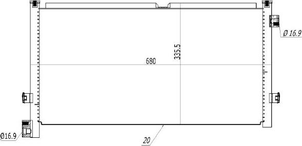 MTR 13054840 - Condensator, climatizare aaoparts.ro