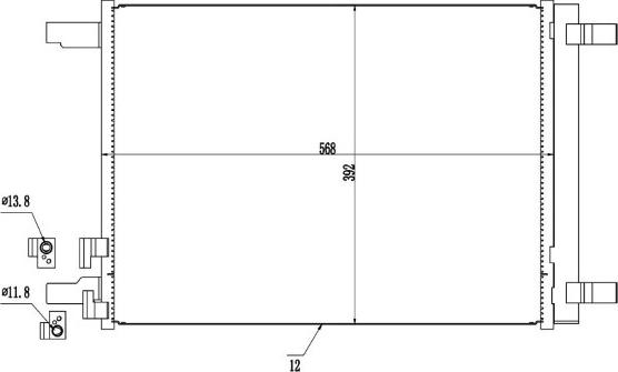 MTR 13054367 - Condensator, climatizare aaoparts.ro