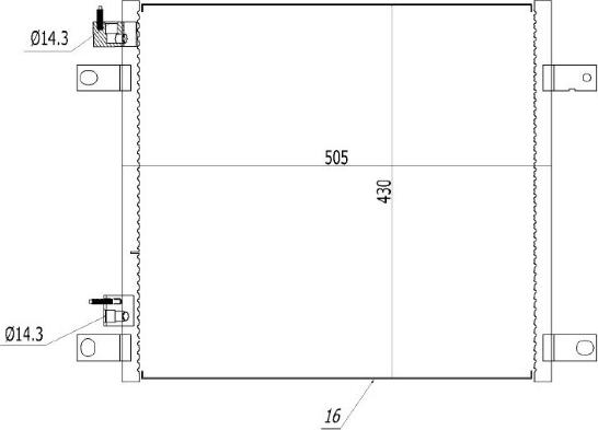 MTR 13054798 - Condensator, climatizare aaoparts.ro