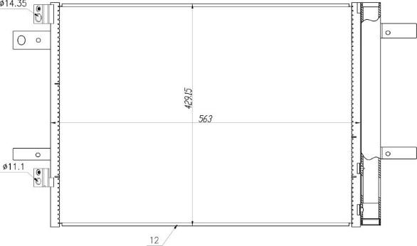 MTR 13054755 - Condensator, climatizare aaoparts.ro