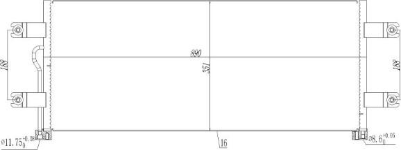 MTR 13054710 - Condensator, climatizare aaoparts.ro