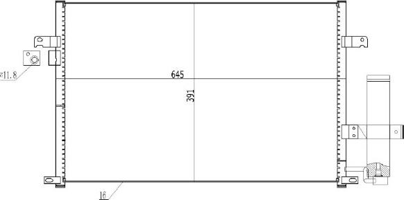MTR 13054783 - Condensator, climatizare aaoparts.ro