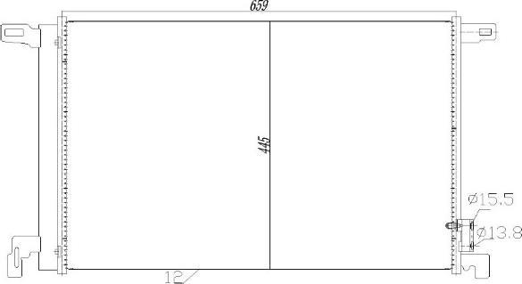MTR 13054738 - Condensator, climatizare aaoparts.ro