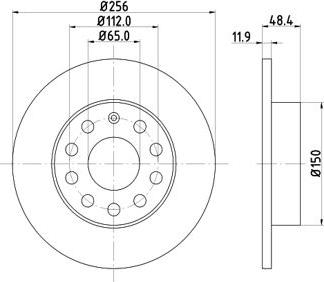 MTR 12108557 - Disc frana aaoparts.ro