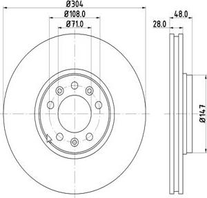 MTR 12108563 - Disc frana aaoparts.ro