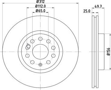 MTR 12108505 - Disc frana aaoparts.ro