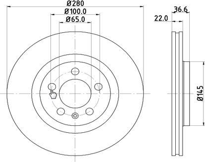 MTR 12108506 - Disc frana aaoparts.ro