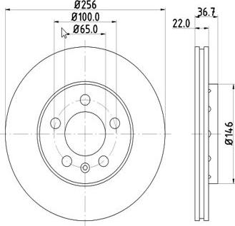 MTR 12108512 - Disc frana aaoparts.ro