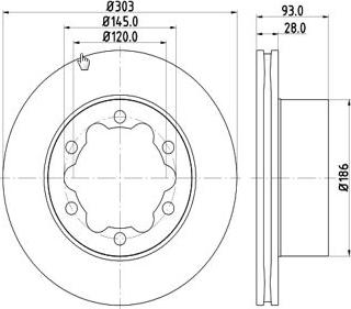 MTR 12108529 - Disc frana aaoparts.ro