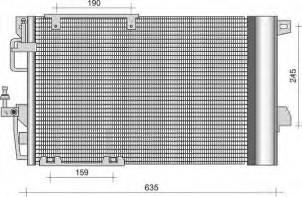 MTR 12133759 - Condensator, climatizare aaoparts.ro