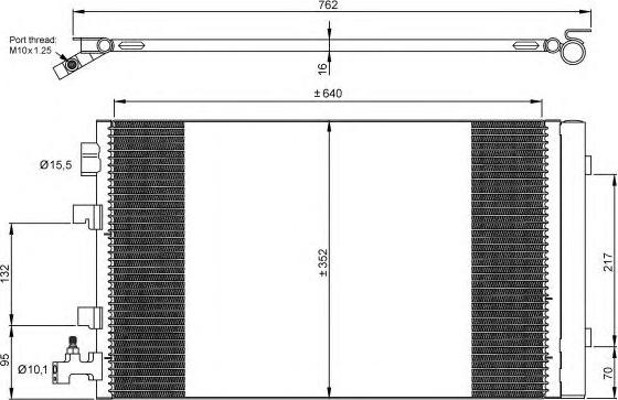 MTR 12133760 - Condensator, climatizare aaoparts.ro