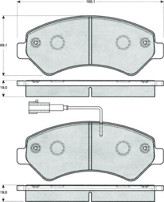 MTR MT591 - Set placute frana,frana disc aaoparts.ro