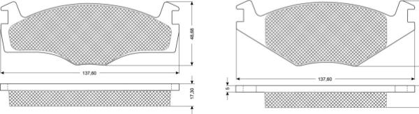 MTR MT667 - Set placute frana,frana disc aaoparts.ro