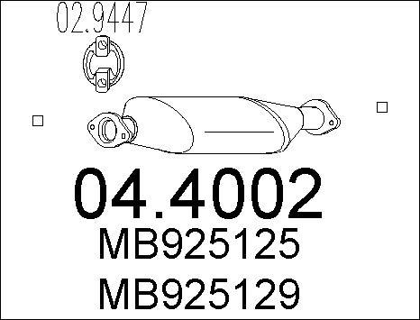 MTS 04.4002 - Catalizator aaoparts.ro