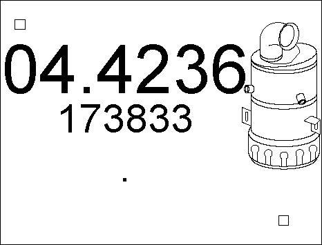MTS 04.4236 - Catalizator aaoparts.ro