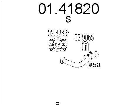 MTS 01.41820 - Racord evacuare aaoparts.ro