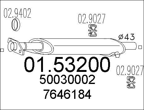 MTS 01.53200 - Toba esapamet intermediara aaoparts.ro