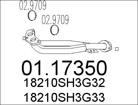 MTS 01.17350 - Racord evacuare aaoparts.ro