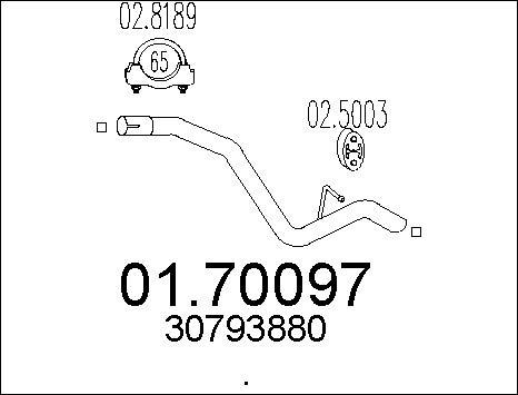 MTS 01.70097 - Racord evacuare aaoparts.ro