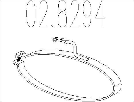 MTS 02.8294 - Conector teava, sistem de esapament aaoparts.ro
