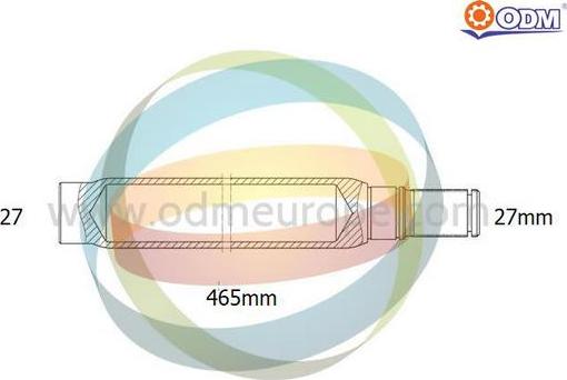 Multiparts 16-230040 - Arbore, diferential aaoparts.ro