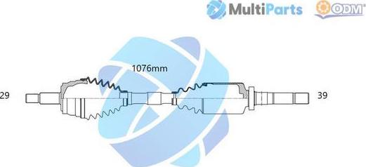 Multiparts 18-296220 - Planetara aaoparts.ro