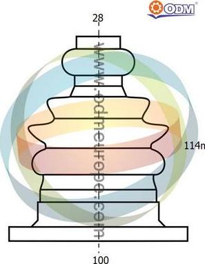 Multiparts 21-990108 - Burduf cauciuc, articulatie planetara aaoparts.ro