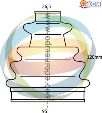 Multiparts 21-990289 - Burduf cauciuc, articulatie planetara aaoparts.ro