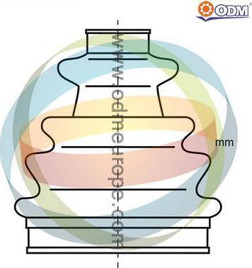 Multiparts 23-990900 - Burduf cauciuc, articulatie planetara aaoparts.ro