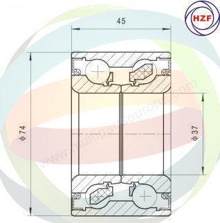 Multiparts 70-340011 - Set rulment roata aaoparts.ro