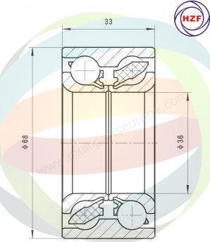 Multiparts 70-300009 - Set rulment roata aaoparts.ro