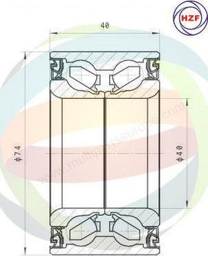 Multiparts 70-210041 - Set rulment roata aaoparts.ro