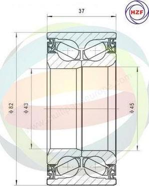 Multiparts 70-210066 - Set rulment roata aaoparts.ro