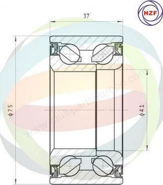 Multiparts 70-210033 - Set rulment roata aaoparts.ro