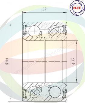 Multiparts 70-210078 - Set rulment roata aaoparts.ro