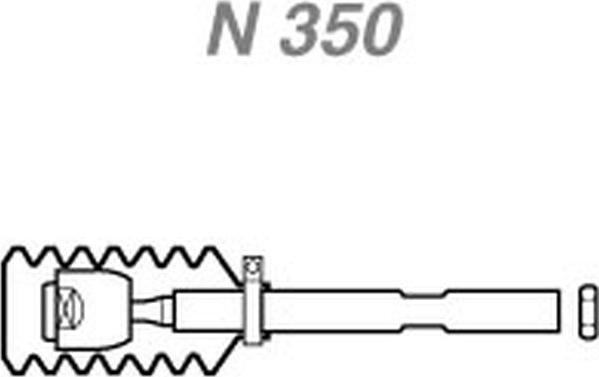 NAKATA N 350 - Articulatie axiala, cap de bara aaoparts.ro