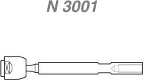NAKATA N 3001 - Articulatie axiala, cap de bara aaoparts.ro