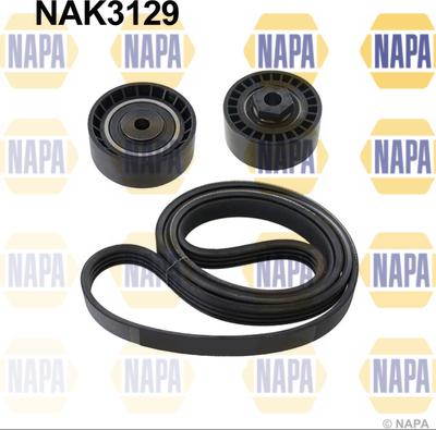 NAPA NAK3129 - Set curea transmisie cu caneluri aaoparts.ro