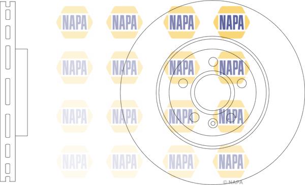 NAPA NBD5913 - Disc frana aaoparts.ro