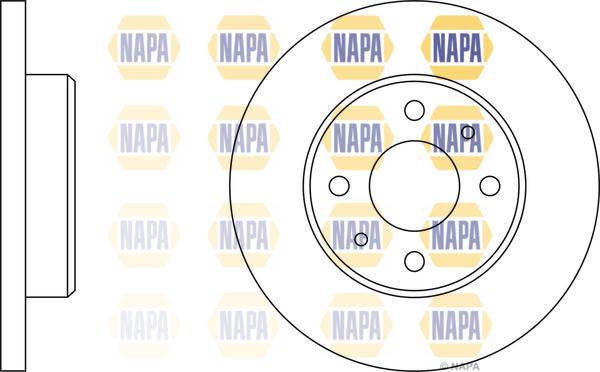 NAPA NBD5446 - Disc frana aaoparts.ro