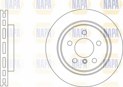 NAPA NBD5172 - Disc frana aaoparts.ro