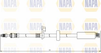 NAPA NBH1031 - Furtun frana aaoparts.ro
