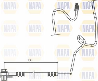 NAPA NBH1126 - Furtun frana aaoparts.ro