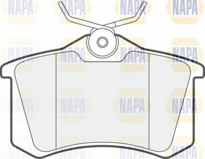 NAPA NBP1419 - Set placute frana,frana disc aaoparts.ro