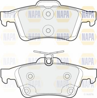 NAPA NBP1541 - Set placute frana,frana disc aaoparts.ro